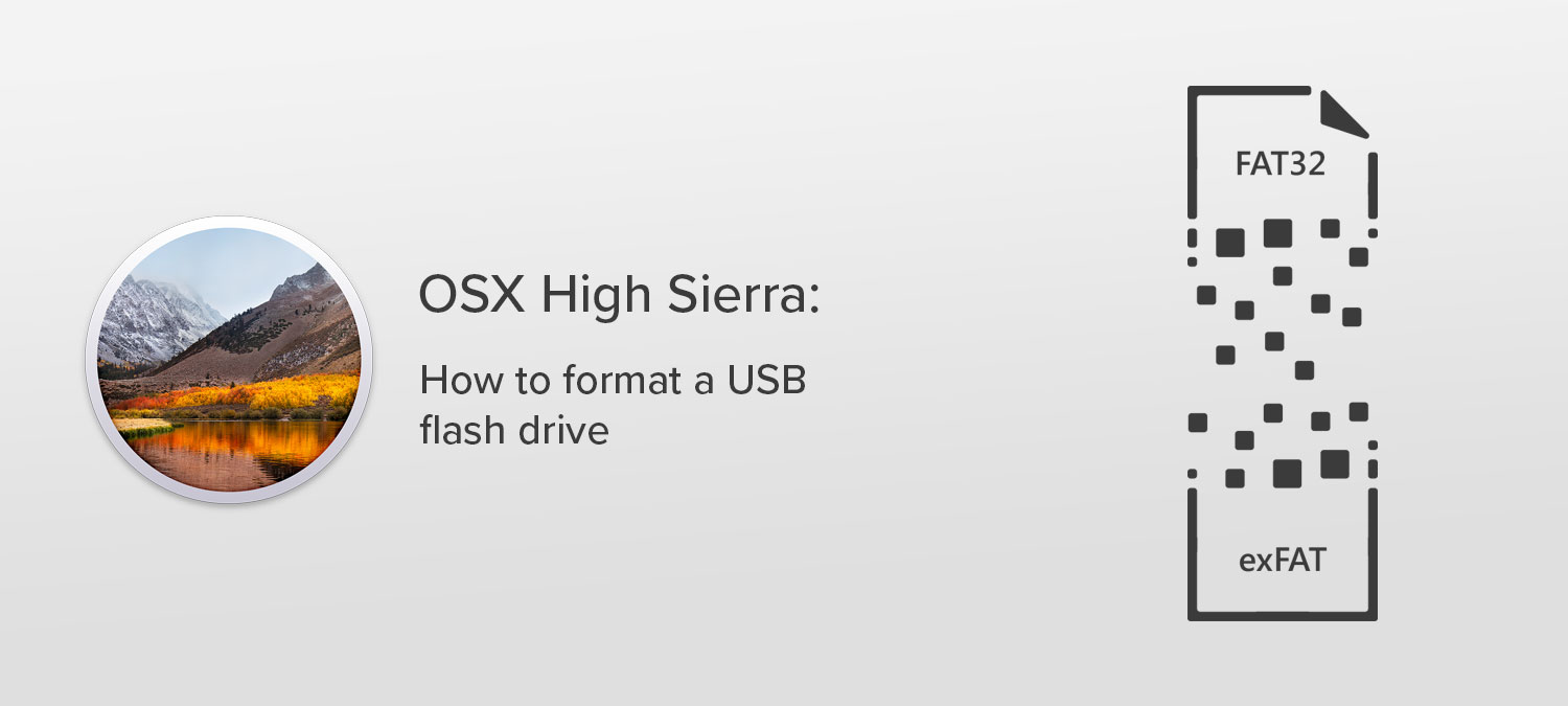usb flash drive format for mac